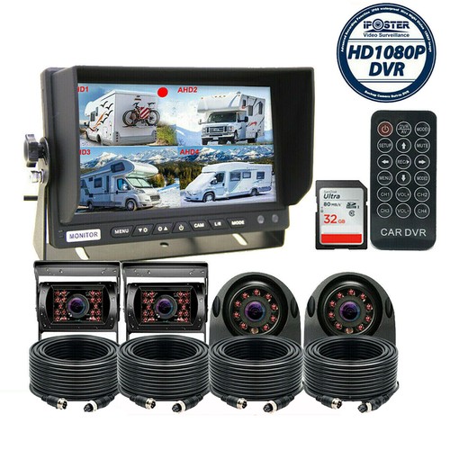 Quad monitor dvr sd - 7",