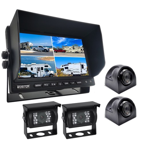 Quad monitor dvr - 7",